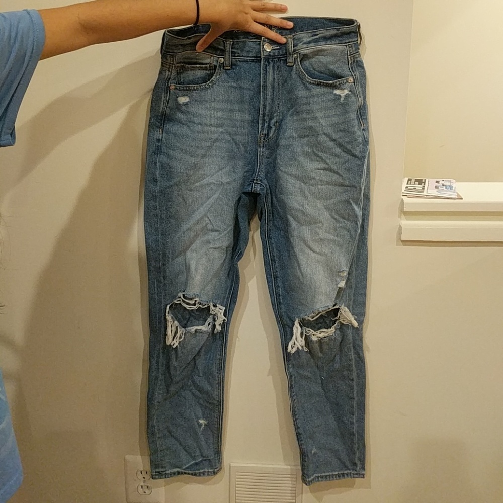 Ripped Mom Jeans